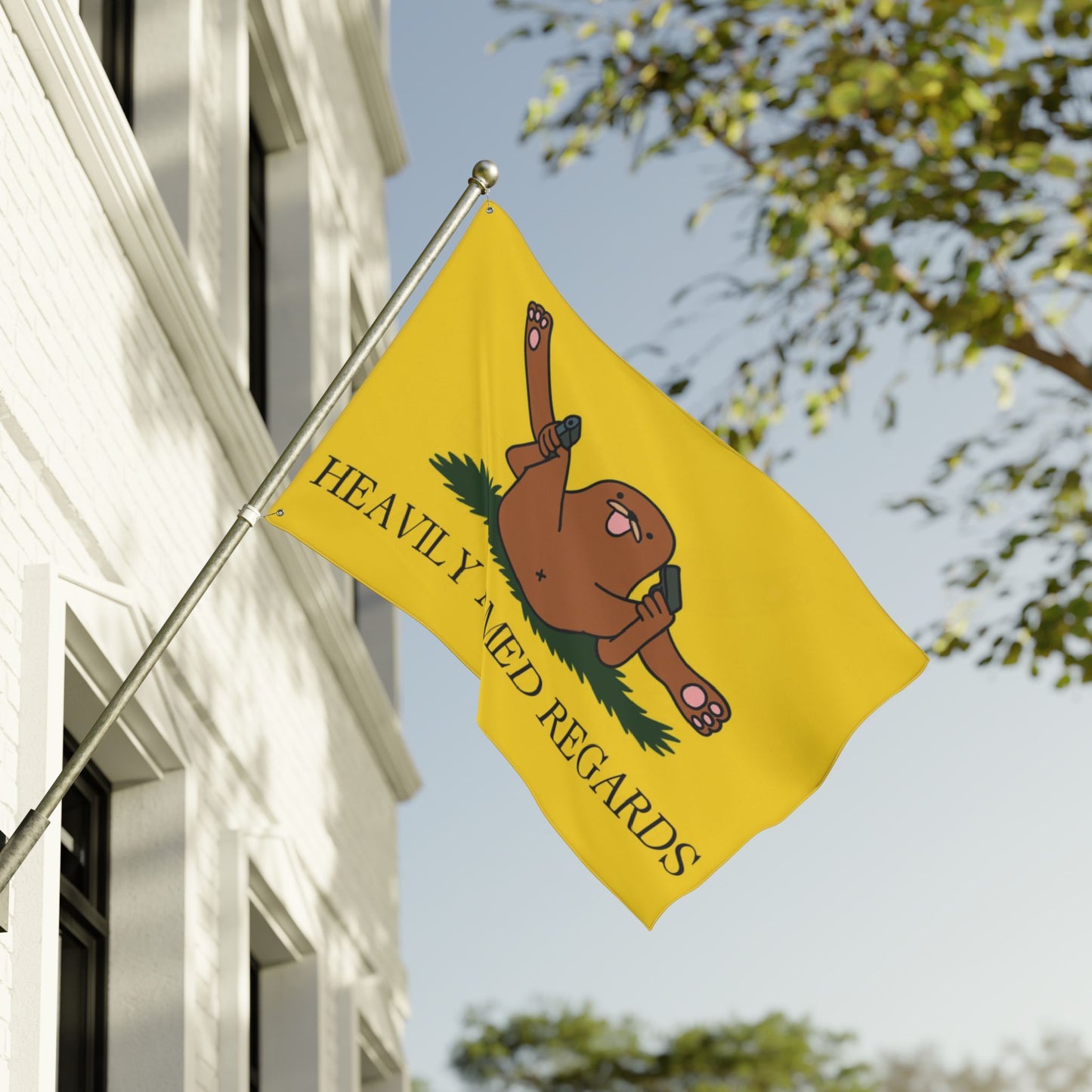 Heavily Armed Regards Flag