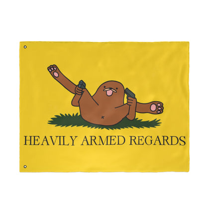 Heavily Armed Regards Flag
