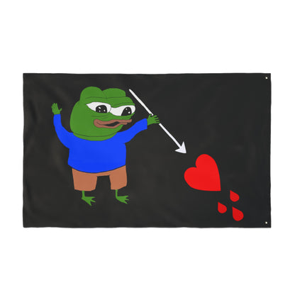Pepe Black Beard Flag