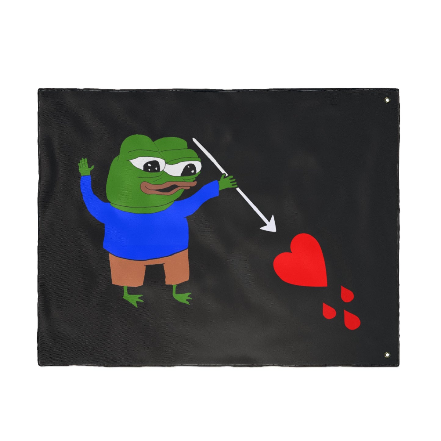 Pepe Black Beard Flag