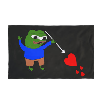 Pepe Black Beard Flag