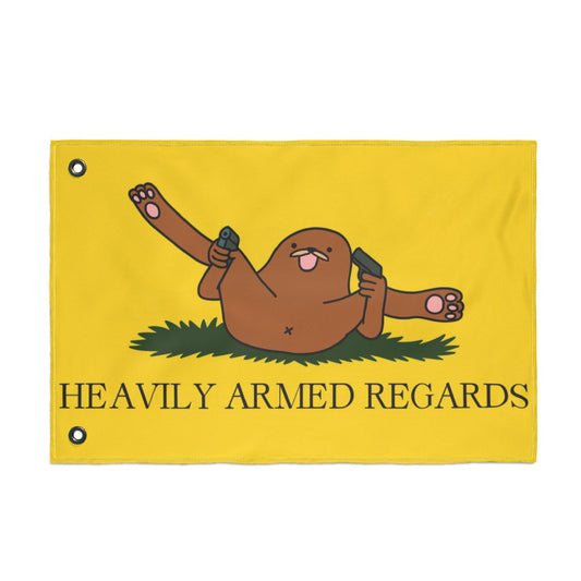 Heavily Armed Regards Flag