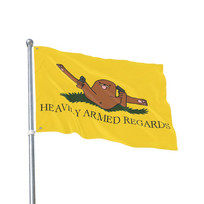 Heavily Armed Regards Flag