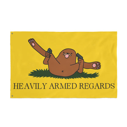Heavily Armed Regards Flag