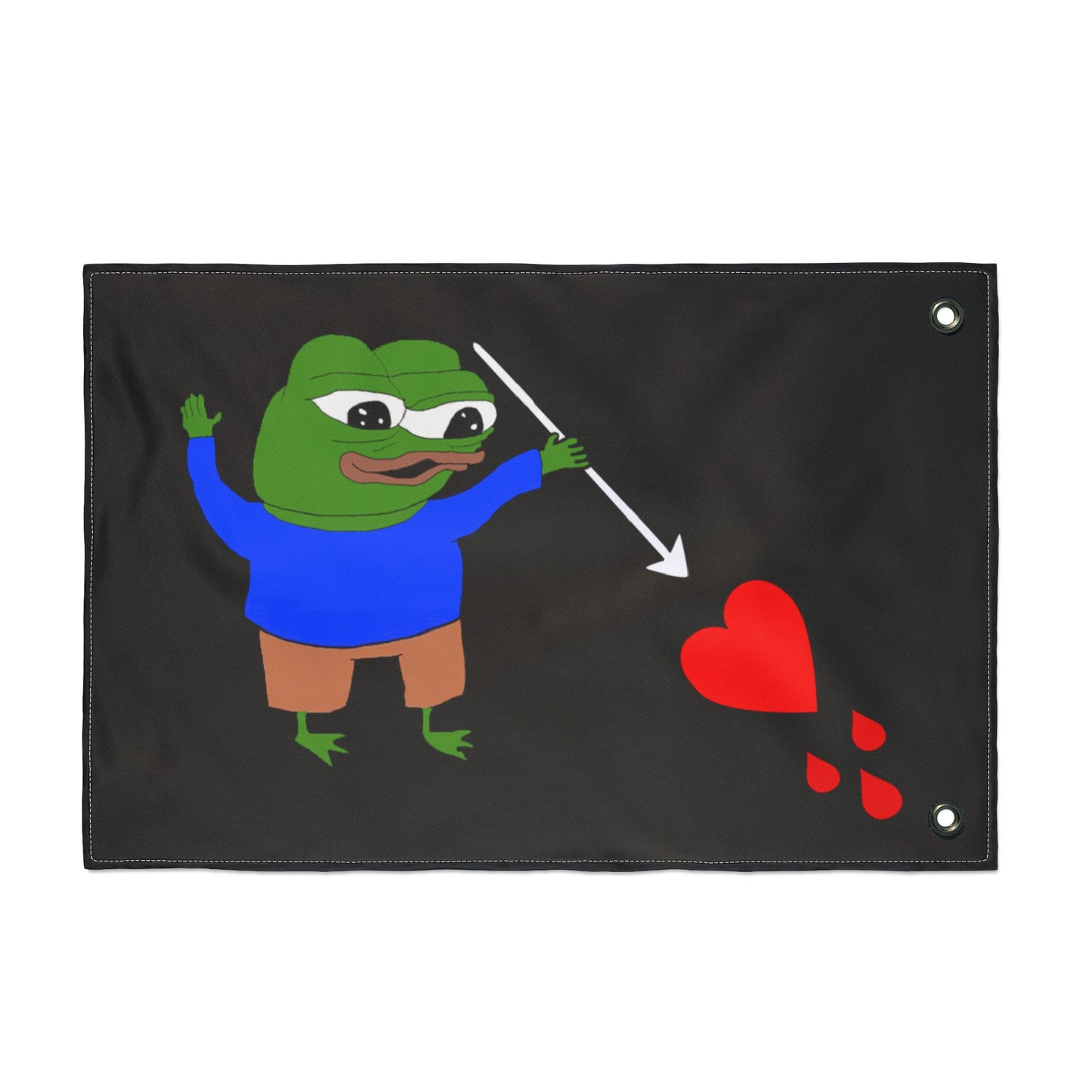 Pepe Black Beard Flag