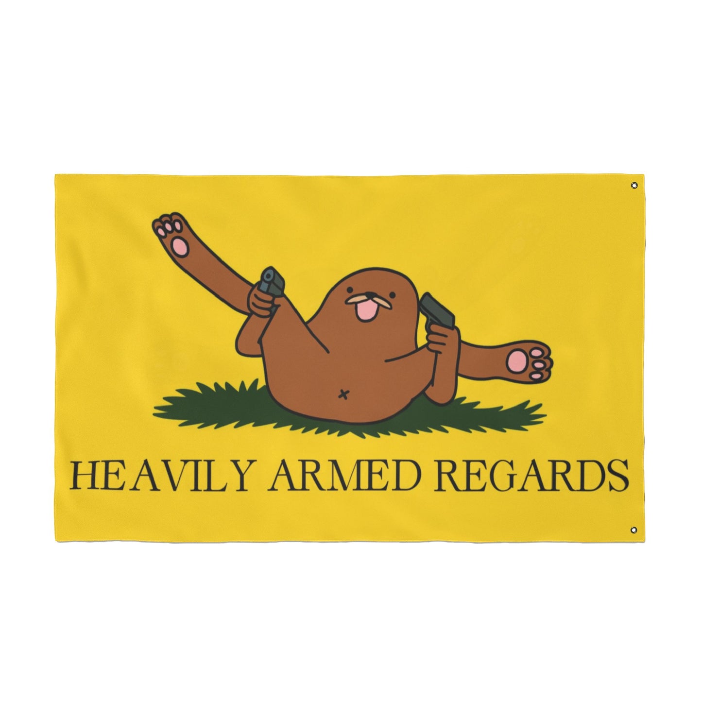Heavily Armed Regards Flag