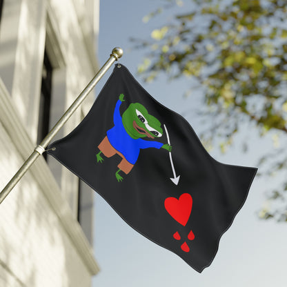 Pepe Black Beard Flag