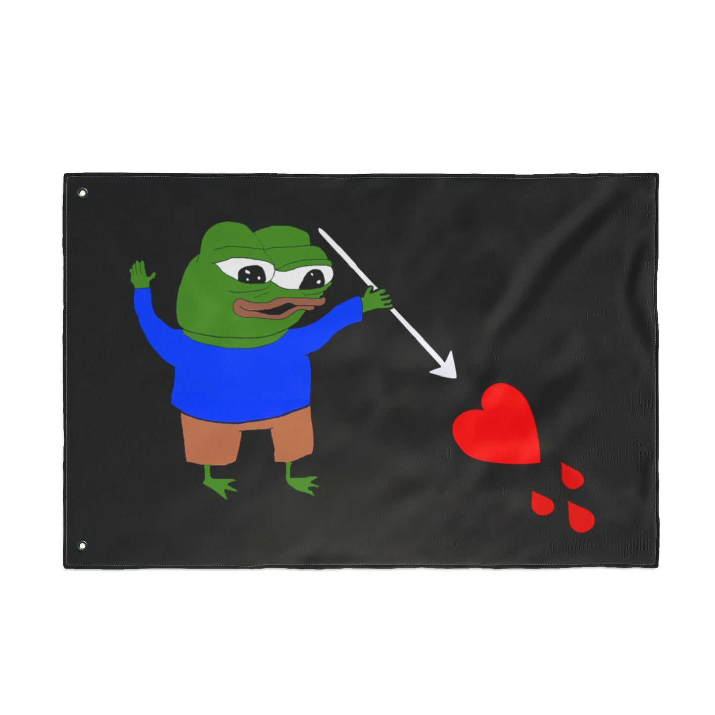 Pepe Black Beard Flag