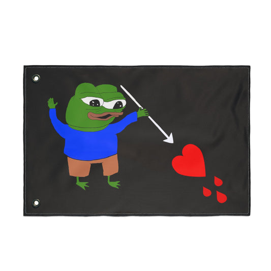 Pepe Black Beard Flag