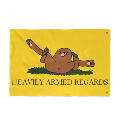 Heavily Armed Regards Flag