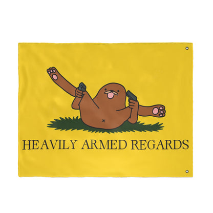 Heavily Armed Regards Flag