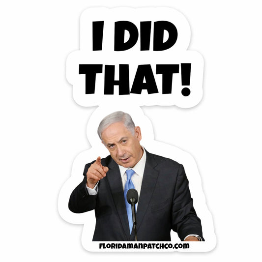 I DID THAT! Gas pump Sticker